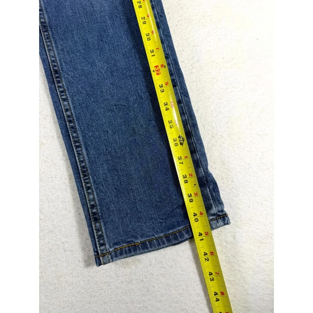 Levi's 511 Jeans Men 34x32 Blue Denim Medium Wash Streetwear Grunge Straight Leg